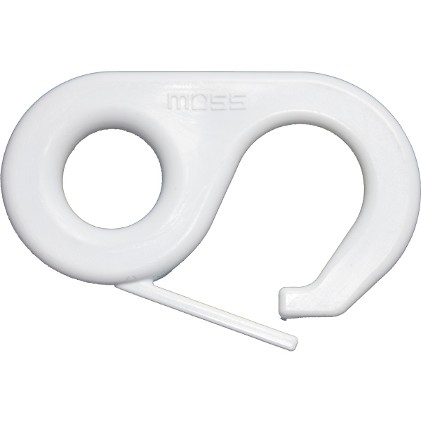 Snap Clip for Flags - White Nylon