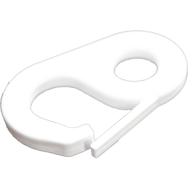 Snap Clip for Flags - White Nylon